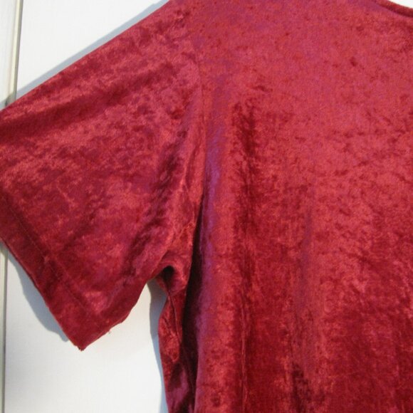 Blair Boutique Pink Velvet Top Medium Excellent - Picture 3 of 4